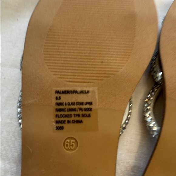 Madden Girl Silver and White Strappy Sandals - Picture 3 of 4